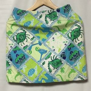 LILLY PULITZER Starboard Patch mini skirt